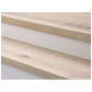 Stepwood Overzettreden met neus (2 stuks) | PVC toplaag | Ruw eik | 100 x 60 cm