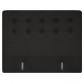 Bo Lundgren Boxspring hoofdbord met knopen stof zwart inari 100 | 160 cm