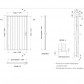 TrendHout Enkele plaatdeur XL met kozijn - linksdraaiend - zwart - 1200 x 2115 mm incl. beslag