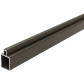 C-Wood Boven- en onderregel antraciet aluminium schutting schuin (90 x 180/93 cm)