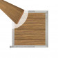C-Wood Tuinpoort aluminium blank frame Mix & Match - hardhout Thermo Fraké (90 x 90 cm)