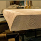 Bo Lundgren Industriële eettafel eiken Natural Line boommotief | 200 x 100 cm | Bladdikte 4,5 cm | Diverse poten