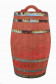 HomingXL regenton Kastanje rood 100 liter met deksel en handvat