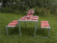 Plus Danmark picknickset lariks geolied | Zigma 190 x 176 x 73 cm