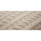 La Forma sierkussen Semit | wit gebreid motief 100% katoen (45 x 45 cm)