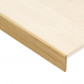 Stepwood afwerklijst achterkant trap/extra neus | Eiken onbehandeld | 140 x 6 cm