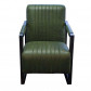 HomingXL Tweedekans - Fauteuil - Capri - Lederlook Missouri groen 10