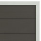C-Wood Schutting composiet Rome antraciet met blank aluminium kader (180 x 180 cm)