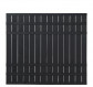 Plus Danmark schutting vuren | Rustik recht zwart (180 x 158 cm) ruw