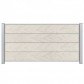 C-Wood Zelfbouw schutting Composiet Modular Bicolor betongrijs met blank alu accessoires (180 x 97 cm)