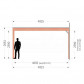 TrendHout Veranda Modena - 5 meter diep