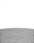 HomingXL zelfbouw schutting beton toog eenzijdig romania steenmotief grijs (199 x 83,5 cm)