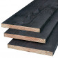 TrendHout plank lariks douglas zwart geimpregneerd 2,2 x 20,0 cm (4,00 mtr) gezaagd
