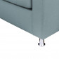 HomingXL loungebank Swing chaise longue rechts | stof Milano blauw 80 | 2,08 x 1,36 mtr breed