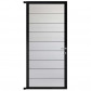 C-Wood Tuindeur aluminium zwart frame Modular - composiet wit (90 x 200 cm)