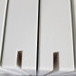 HomingXL Schuifdeur MDF wit gegrond - 211,5 x 93 cm - dikte 38 mm - incl. schuifdeursysteem