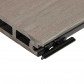 C-Wood Vlonderplank composiet 2,1 x 14,5 cm grijs houtnerf naadloos (4 mtr)