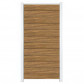 C-Wood Zelfbouw schutting hardhout Mix & Match Thermo Fraké - wit alu accessoires (90 x 180 cm)