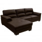 Kuka loungebank Jasmin chaise longue links | leer bruin M9805 | 1,70 x 2,50 mtr breed