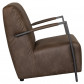 HomingXL Industriële fauteuil Venus | leer Colorado bruin 04 | 66 cm breed