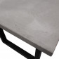 HomingXL Eettafel betonlook | U-poot zwart gepoedercoat staal | 200 x 100 cm | Bladdikte 5 cm