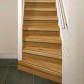 Stepwood Overzettrede met neus (2 stuks) | Eikenhout 3 mm toplaag Rustiek | Incl. antislipstrip