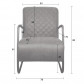 HomingXL Industriële fauteuil Voyager | lederlook Missouri cognac 03 | 78 cm breed