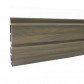 C-Wood Zelfbouw schutting composiet Rhombus Double grijs - blank alu accessoires (180 x 200 cm)