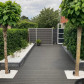 C-Wood vlonderplank composiet 2,1 x 14 cm antraciet (3 mtr) grove ribbel en vlak