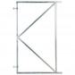 HomingXL Stalen frame tbv tuindeur (100 x 180 cm)