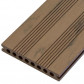 C-Wood Vlonderplank composiet semi massief 2,1 x 14 cm bruin gevlamd (4 mtr) fijne ribbel en vlak
