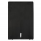 Bo Lundgren Boxspring 1-pers. 80 x 200 cm losse box | Verende box | stof Inari zwart 100 | Vlak hoofdbord