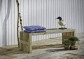 Plus Danmark lattenbank vuren | Rustik Design driftwood 49 x 138 x 45 cm