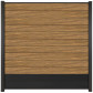 C-Wood Zelfbouw schutting Mix & Match Thermo Fraké / Antraciet met antraciet alu accessoires (180 x 180 cm)