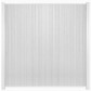 C-Wood Zelfbouw schutting verticaal Rhombus Double wit - wit alu accessoires (170 x 180 cm)