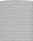HomingXL zelfbouw schutting beton toog eenzijdig fels steenmotief grijs (199 x 237,5 cm)