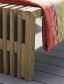 Plus Danmark lattenbank vuren | Rustik Design driftwood 49 x 138 x 45 cm