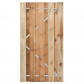 HomingXL Tuindeur grenen recht met stalen frame groen geimpregneerd (150 x 200 cm)