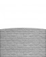 HomingXL zelfbouw schutting beton toog eenzijdig romania steenmotief grijs (199 x 122 cm)