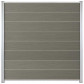 C-Wood Zelfbouw schutting composiet Modular co-ex grijs - blank alu accessoires (180 x 180 cm)