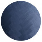 I-Catchers Eettafel rond eiken fineer zwart | 120 x 120 x 81 cm | Bladdikte 4 cm | Kruispoot