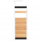 C-Wood Tuindeur frame aluminium Mix & Match - wit (90 x 200 cm) inclusief beslag