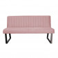 HomingXL Eetkamerbank - Hengelo - stof Element lichtroze - 140 cm