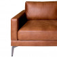 HomingXL hoekbank Lelie chaise longue rechts | stof Kentucky cognac 09 | 2,66 x 2,25 mtr breed