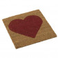 Plus Danmark deurmat toebehoren | Cubic kokosmat rood hart 40 x 40