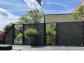 Elephant Schutting composiet Dark Line horizontaal met kader antraciet met antraciet aluminium frame (180 x 180 cm)