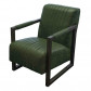 HomingXL Tweedekans - Fauteuil - Capri - Lederlook Missouri groen 10