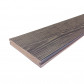 Eva-Last Vlonderplank composiet massief 2,4 x 19 cm driftwood grey vlak/houtnerf (3 mtr) 
