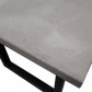 HomingXL Eettafel betonlook - 200 x 100 cm - Bladdikte 5 cm - U-poot
