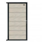 C-Wood Tuindeur composiet Modular bicolor betongrijs met antraciet aluminium frame compleet (90 x 180 cm)
